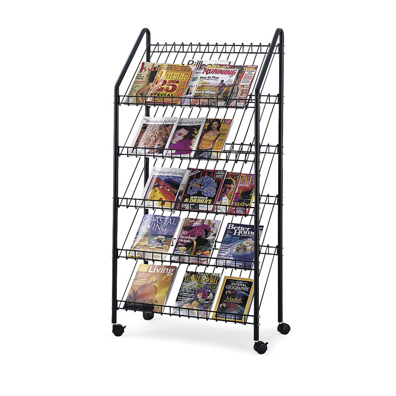 Safco Products Free Standing Magazine Rack Wayfair